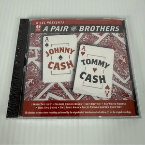 Johnny Cash And Tommy Cash A Pair Of Brothers Vtg 2004 K-Tel CD New Sealed